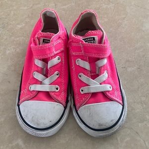 Girl slip on converse sneakers size 8